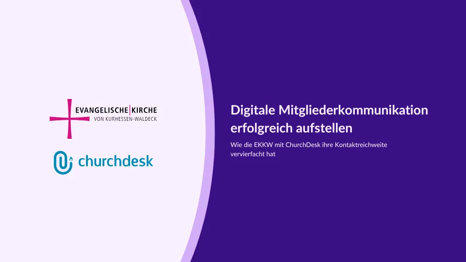 Titelseite der Case Study zur Evangelischen Kirche von Kurhessen-Waldeck