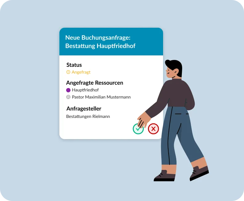 Automatische Weiterleitung und Bestätigung von Buchungsanfragen in ChurchDesk