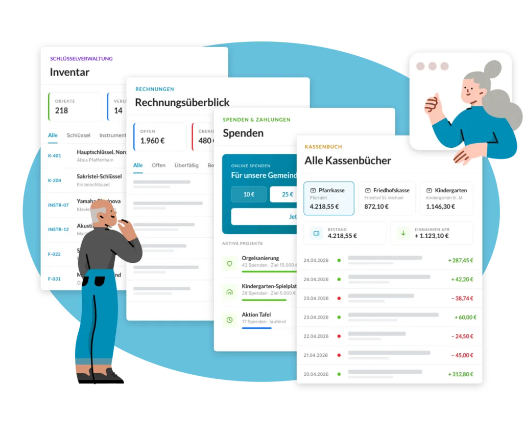 ChurchDesk Finanzen – Übersicht der Finanzverwaltung