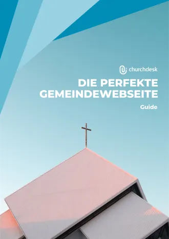 Titelseite des Guides „Die perfekte Gemeindewebseite“