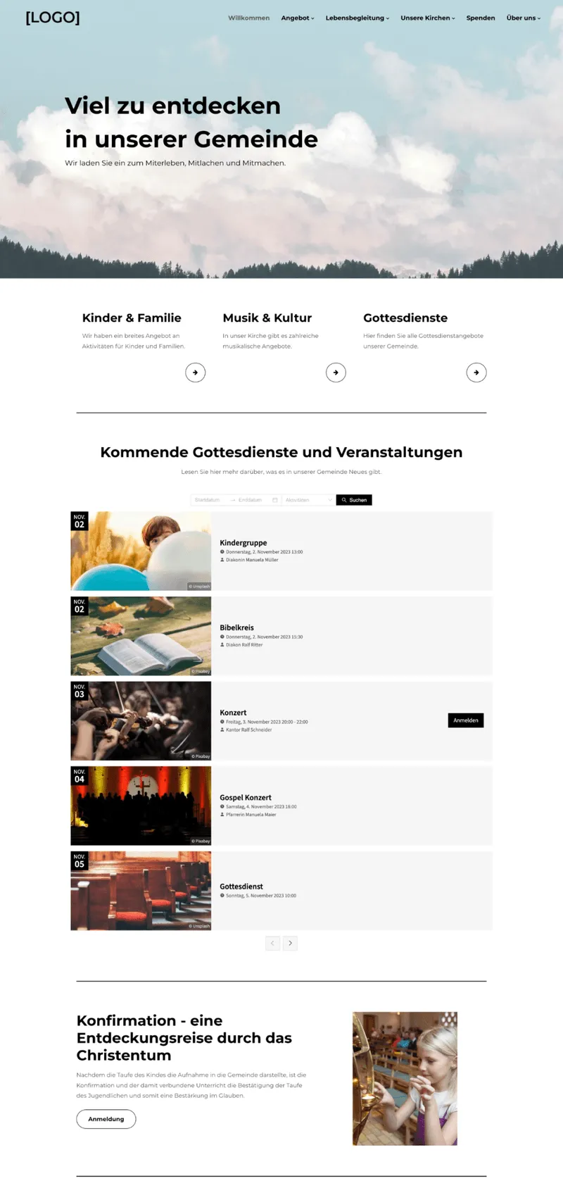 Vorschau der Design-Vorlage Omega